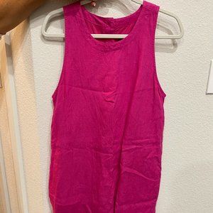 JCREW LINEN SHIFT DRESS